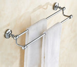 accessoires salle bain chrome métal finition laiton ensemble quincaillerie classique vis