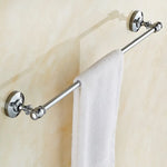 accessoires salle bain chrome métal finition laiton ensemble quincaillerie classique vis