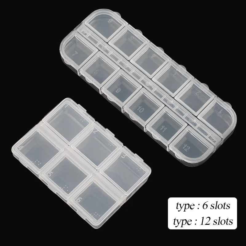 boîtes rangement bijoux transparentes modernes 24 compartiments clips pratiques écologiques