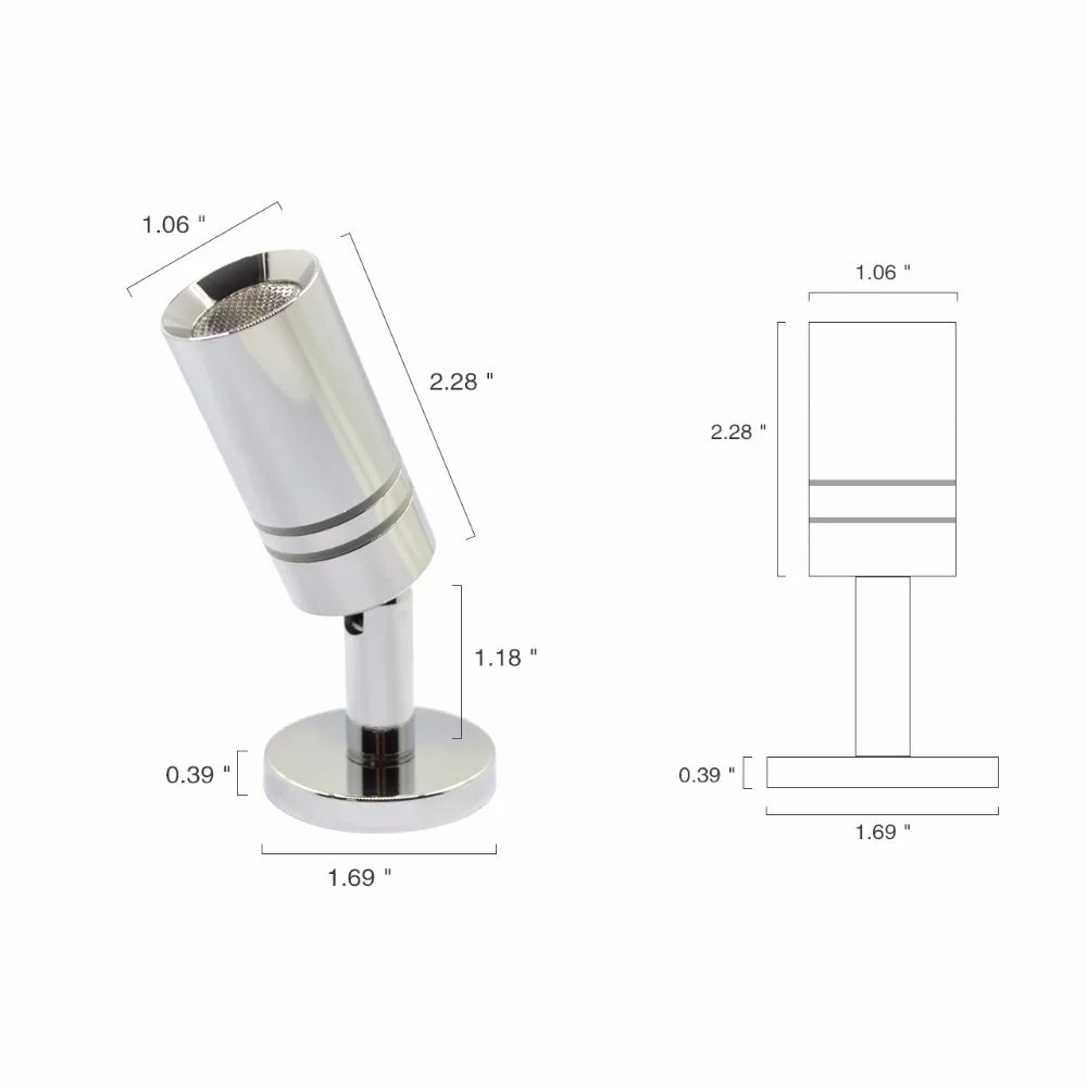 Lampe de chevet intérieure 12V/24V avec port USB