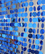 rideau pvc fleur argent violet or moderne décoration intérieur maison