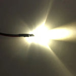 diodes led 12v pré câblées rouge noires transparentes modernes 5mm 10 pièces