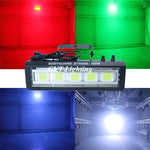 projecteur led 100w stroboscopique commande sonore dj discothèque fête lumière moderne