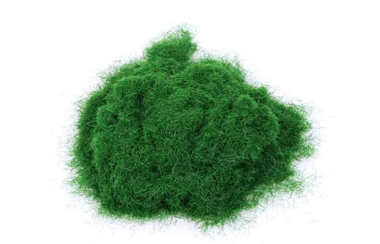 poudre d'ange artificielle flocage vert clair décoration bac sable micro paysage artisanat jeu