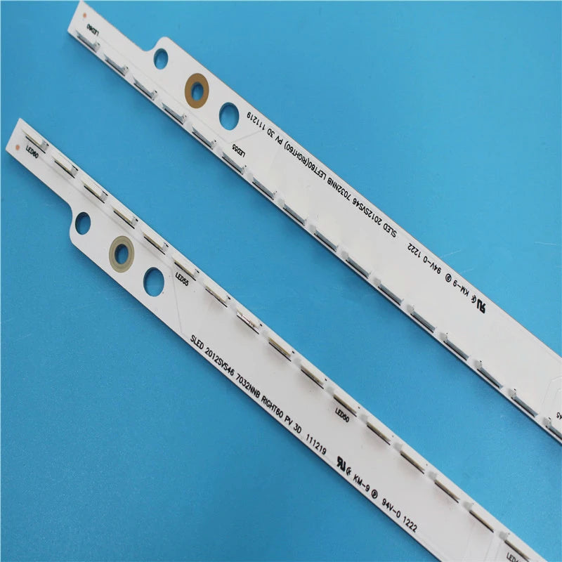 bande led 60led blanc lisse moderne connecteur 10pin rétroéclairage télévision fixations électronique