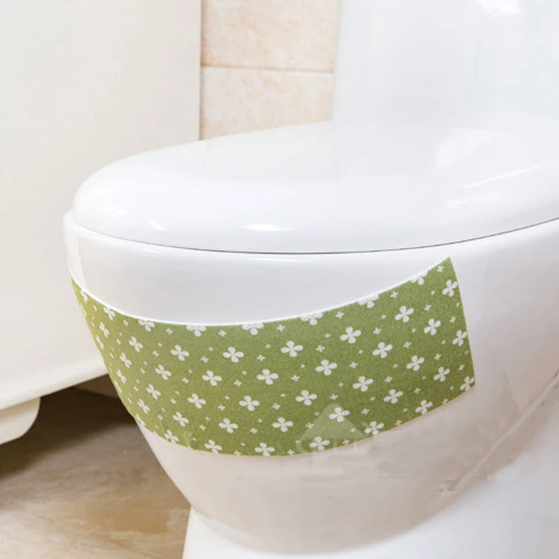 stickers adhésifs résistants l'eau blanc rose vert bleu moderne mur cuisine fleur pasteurelle