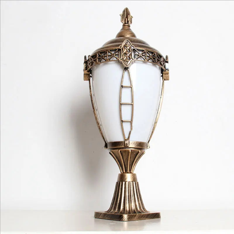 lampe rue or classique éclairage extérieur led traditionnelle murale rétro vintage