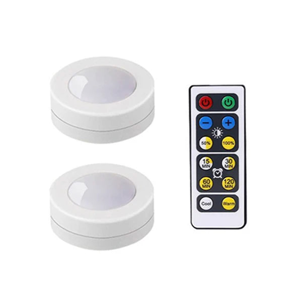 veilleuse led tactile sans fil piles adhésives moderne urgence cuisine placard chambre blanc rond