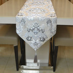 nappe table motif floral brodé chinois élégante coton durable decoration intérieure fêtes universelle