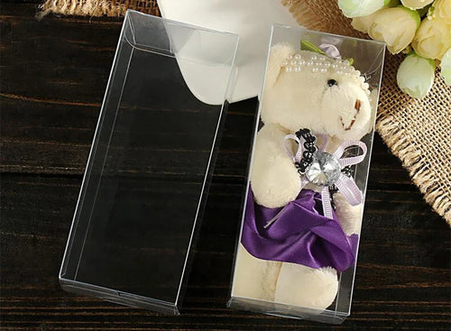 boîtes bijoux transparentes plastique rangement mariage noël 200 pièces modernes emballage