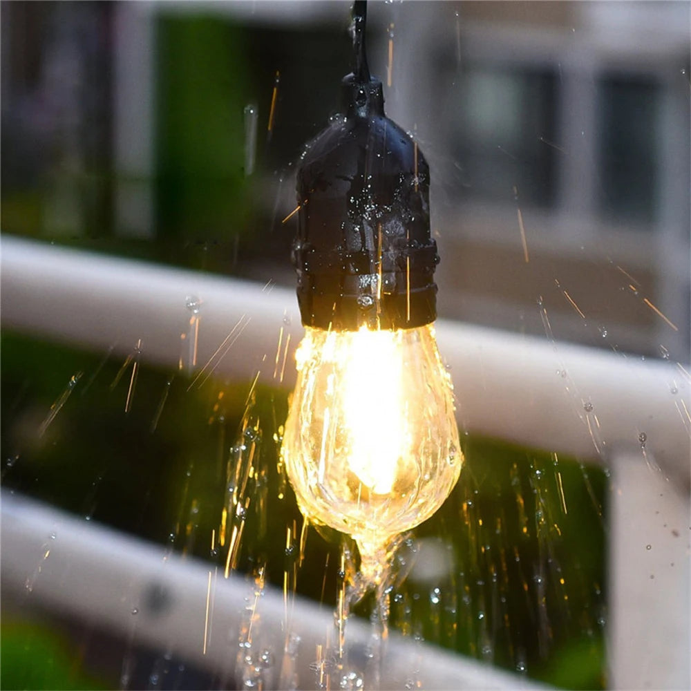 Guirlande lumineuse extérieure IP65 résistante à la pluie