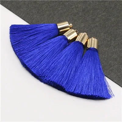 pompons soie couleur multicolore élégants moderne décoratif diy textile maison 5cm inclusion dorés