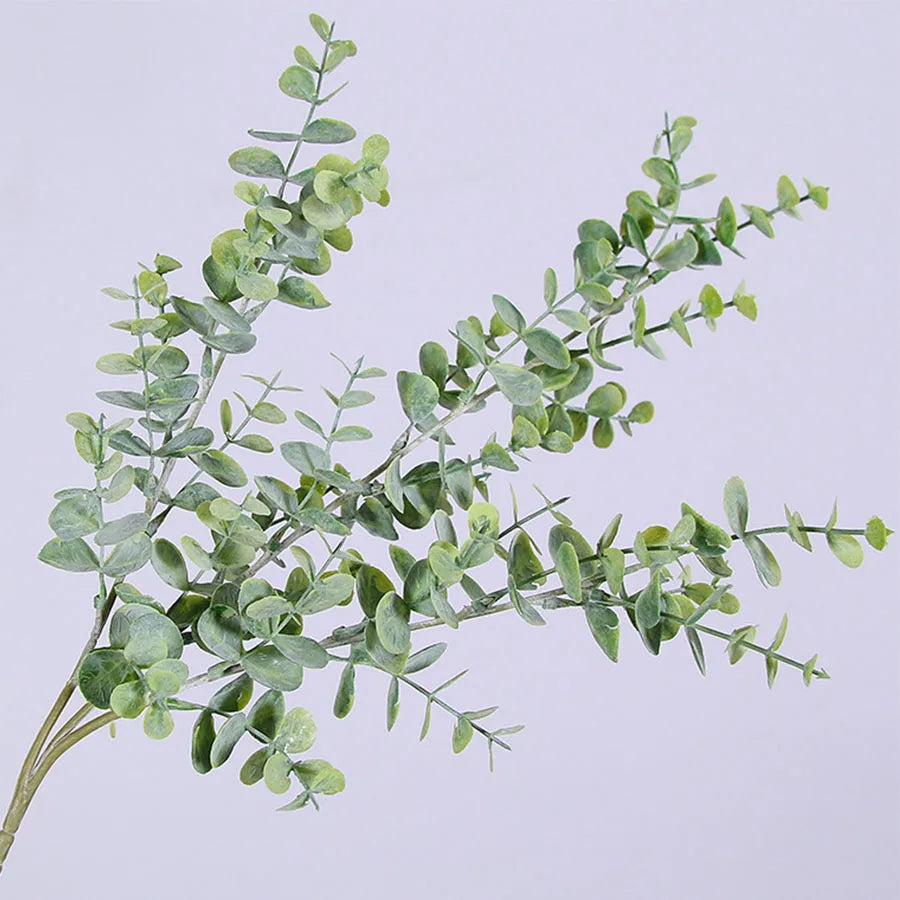 décoration extérieure branche artificielle feuilles vertes naturelles jardin mariage festive