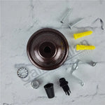 suspension boules blanc noir bronze cuivre marron mat modernes vis anneau bouchons pince rondelle