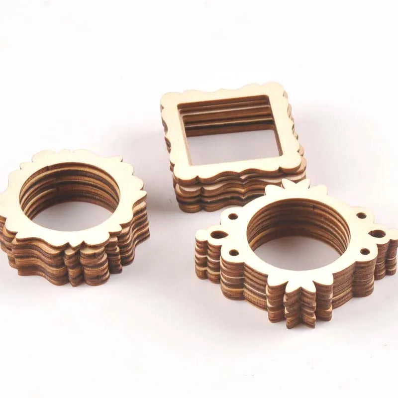 Mini cadre bois pour scrapbooking et déco
