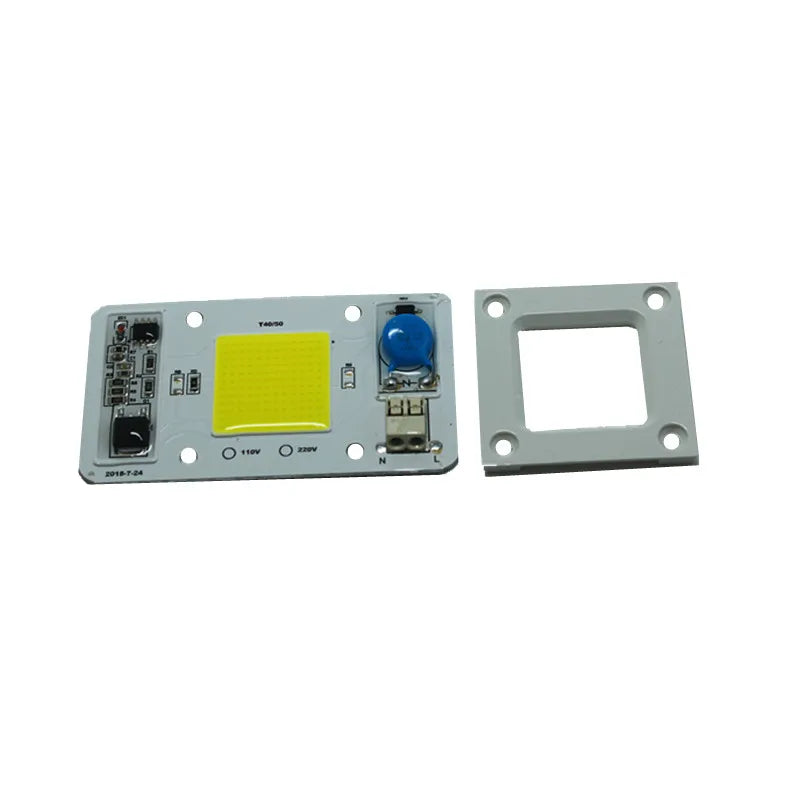 module led cob 50w full spectrum blanc jaune orange bleu moderne interrupteur étanche 6000k