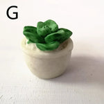 miniatures artificielles cactus plantes succulentes deco jardin bricolage ornement pot gravier blanc réaliste