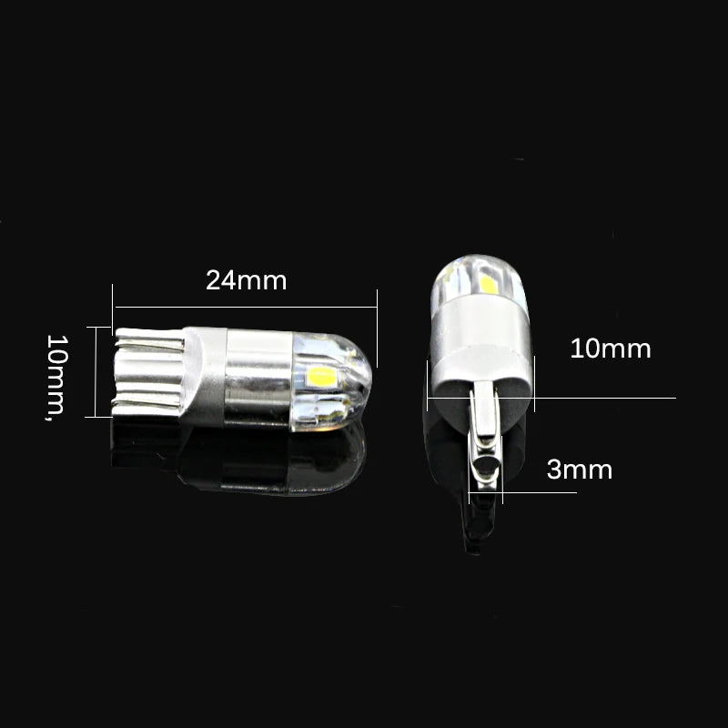 ampoules led blanc modernes 12v 3w t10 w5w 168 194 pièces trunk panel backup