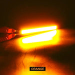 ruban lumineux orange jaune blanc moderne adhésif 1000lm 10w led 12v lisse opaqué 50000h