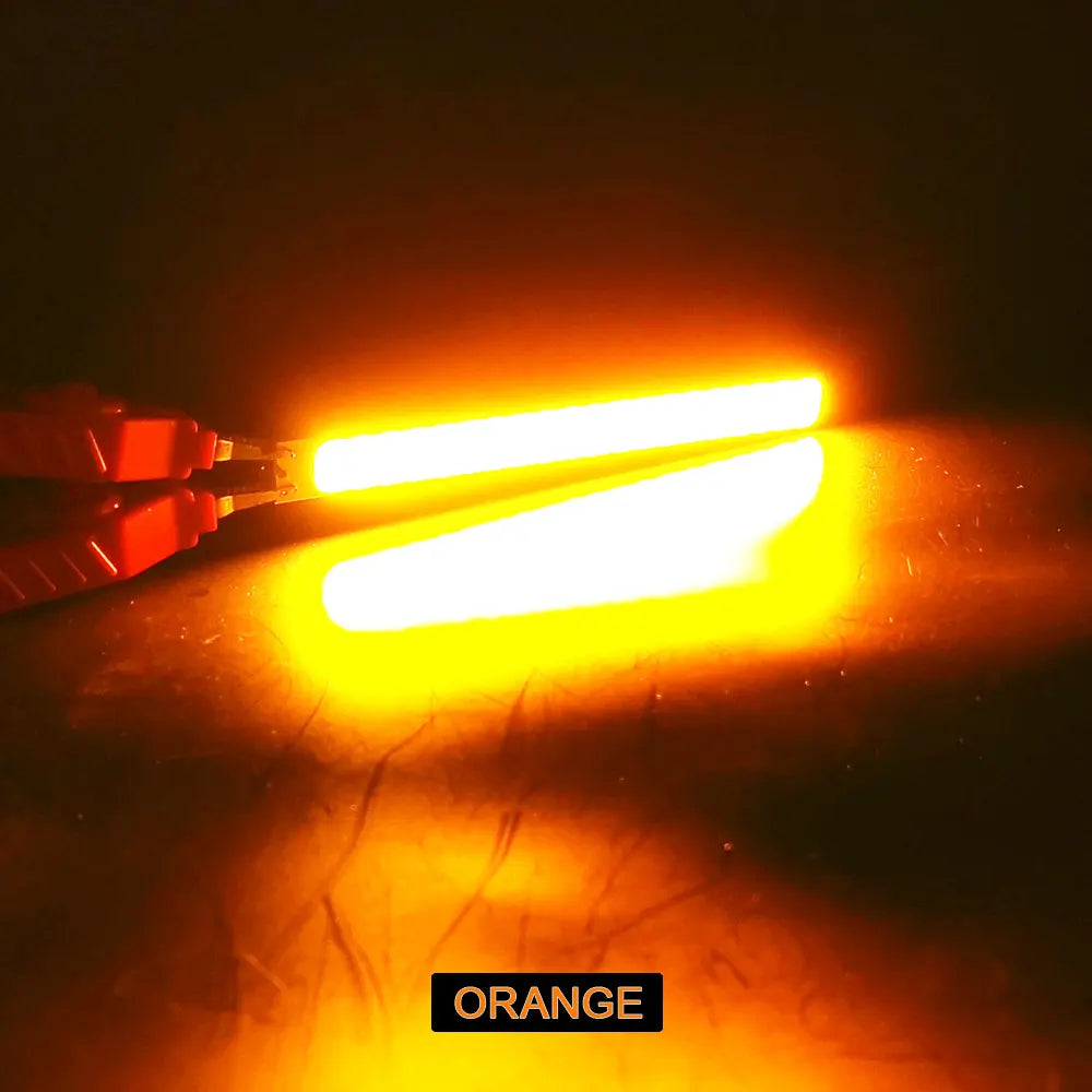 ruban lumineux orange jaune blanc moderne adhésif 1000lm 10w led 12v lisse opaqué 50000h
