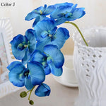bouquet fleurs artificielles violet blanc bleu vert feuilles vertes décoration intérieure mariage anniversaire élégant