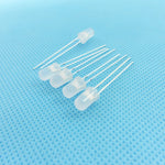 diodes led rouges diffuses 5mm ultra lumineuses kit 100 bricolage électronique