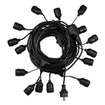 Guirlande lumineuse LED 15m pour jardin et terrasse