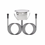 Lampes encastrables led argentées modernes ip67 encastrables extérieures minimaliste 12v 60lm