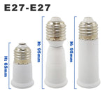 adaptateur culot E27 blanc moderne portable 65mm 95mm 197mm fixé adhésif certifié ccc cenele