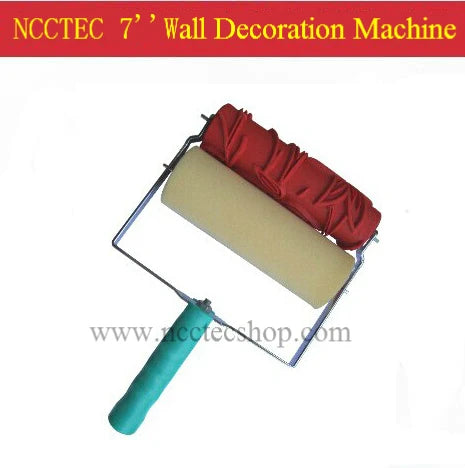 rouleau peinture décoration machine outil peinture poignée rouge vert beigeOpaque utilitaire