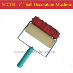 rouleau peinture décoration machine outil peinture poignée rouge vert beigeOpaque utilitaire