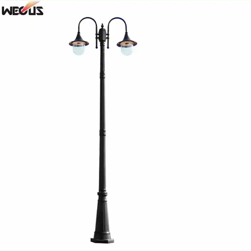 lampe jardin noir bronze verre opalin classique ip55 e27 led 249 2000lmextérieur aluminium