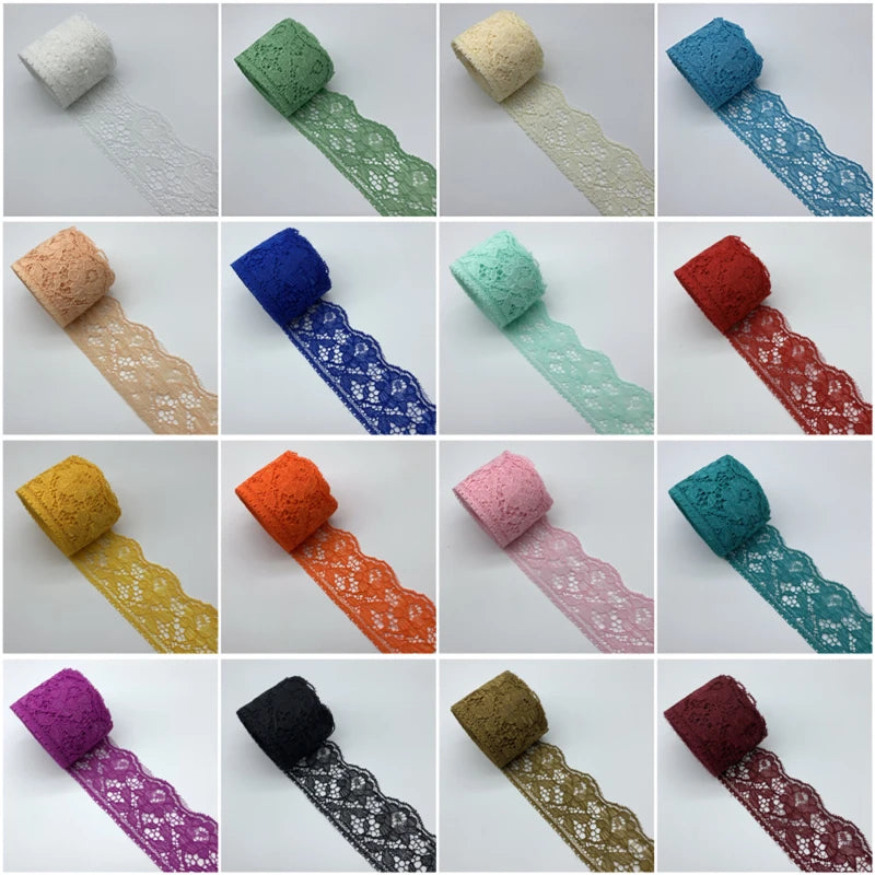 ruban dentelle brodé fleurs ajouré tissu couture décoratif classique artisanat projets créatifs