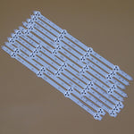 plaque led blanc rondelles noires modernes télévision rétroéclairage kit 10 pièces