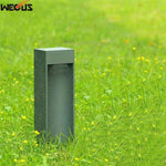Lampe solaire moderne 10W LED noir vert waterproof IP65extérieur jardin