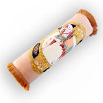 coussin cylindrique anti décubitus mousse pu velours polyester coton imprimé baroque doré classique adultes