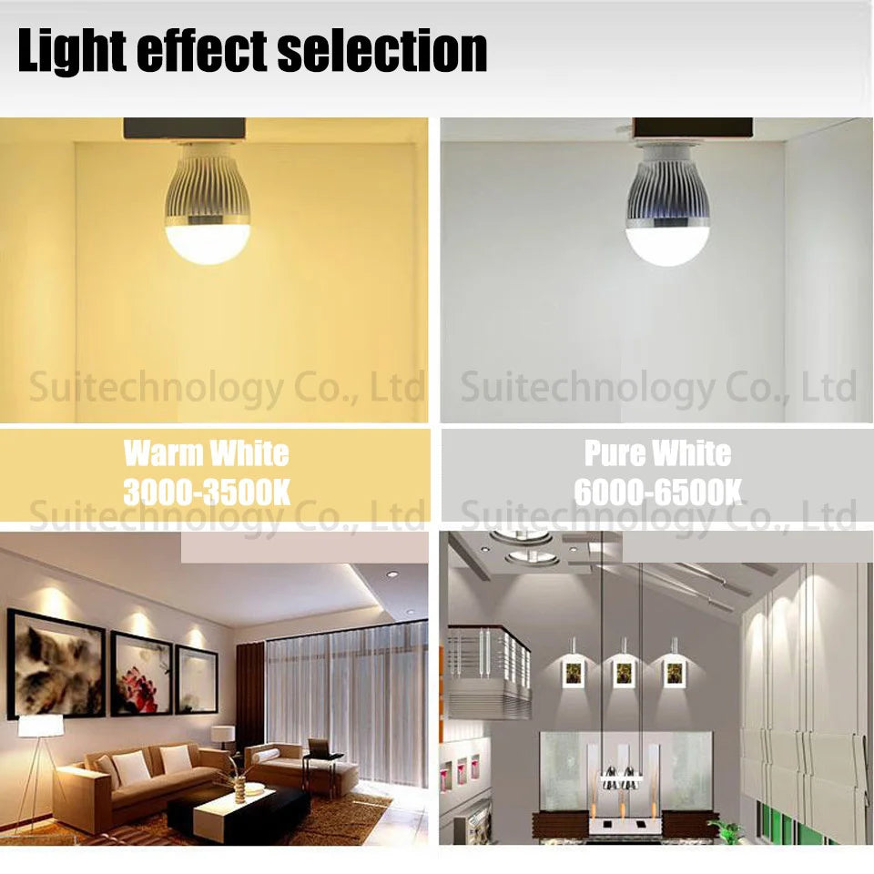 plaque led moderne 3w 7w 18w blanc pur blanc chaud diodes smd