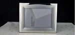 cadre photo rectangle argenté alliage métal surface brillante élégant ondulations décoratives posable 9x13cm