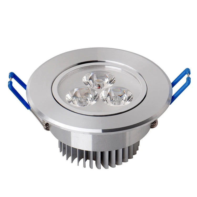 Spot LED argenté moderne connecteur électrique éclairage domestique AC85 265V