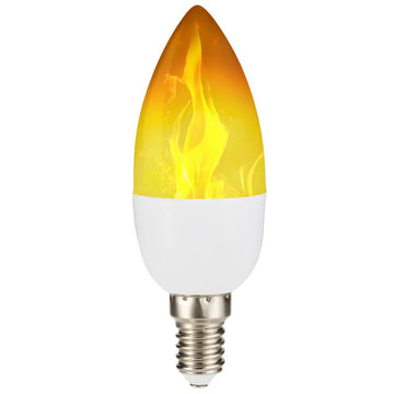 Ampoule LED flamme effet scintillant décoration intérieure moderne blanc orange jaune E14 E26