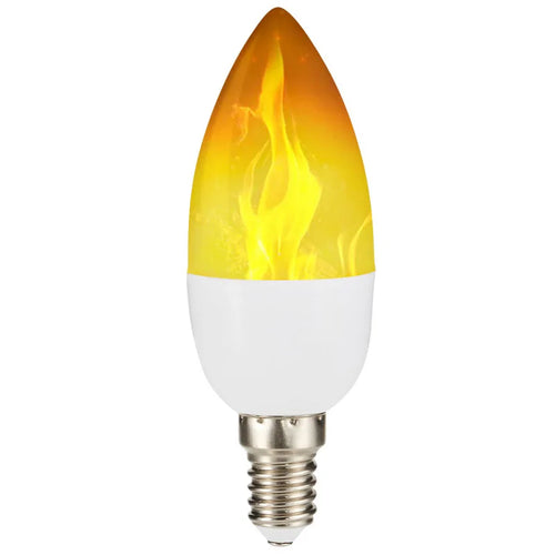 Ampoule LED flamme effet scintillant décoration intérieure moderne blanc orange jaune E14 E26