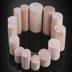 bouchons bouteille bois naturel simple rustique rayures circulaires diamètre hauteur