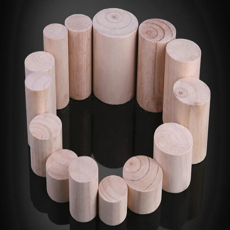 bouchons bouteille bois naturel simple rustique rayures circulaires diamètre hauteur