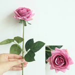 roses artificielles latex toucher réel bouquet fleurs décoration intérieure maison anniversaire noël