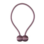 boucle rideau magnétique gris doré moderne adhésif tissu lisse opaque clip attache