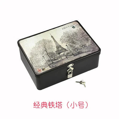 boîte bijoux métal fleurs bleu cadenas personnalisation vintage respectueuse environnement