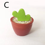 miniatures artificielles cactus plantes succulentes deco jardin bricolage ornement pot gravier blanc réaliste
