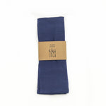 serviettes table coton lin violet bleu marine vert gris beige rouge classique 40x30cm