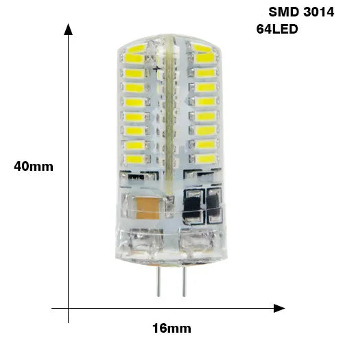 Ampoule LED G4 SMD 2835 21W blanc chaud 360° modernes 50000h