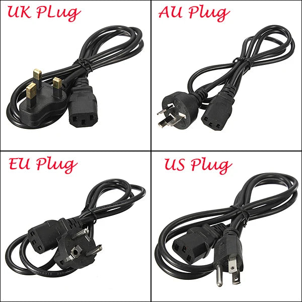 adaptateur secteur 12v dc alimentation électrique noir bande led camera cctv